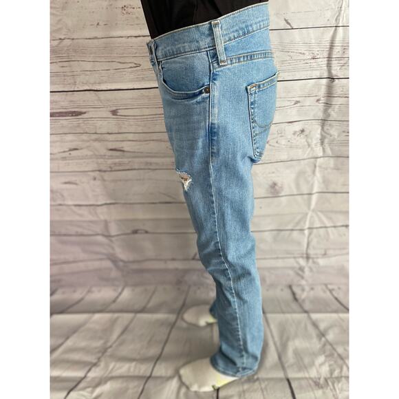 HOLLISTER Epic Flex Slim Straight Jeans Men’s 30X32 W34L32 Stone Wash Denim# - Picture 2 of 9